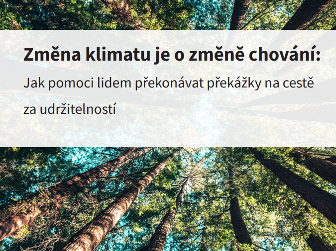 Změna klimatu je o změně chování